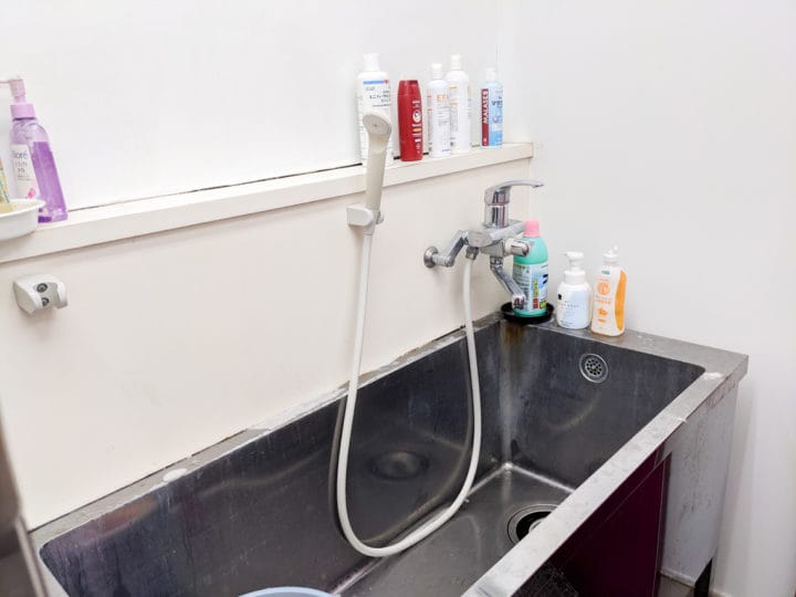 シャンプー室